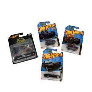 Hot Wheels batmobile batcopter The Batman Classic TV Series Lot